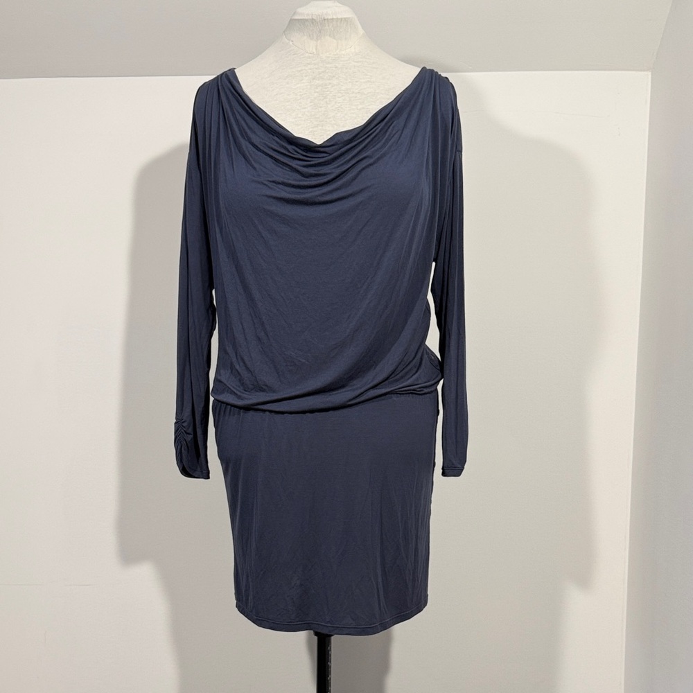 Costa Blanca Slate Long Sleeve Dress